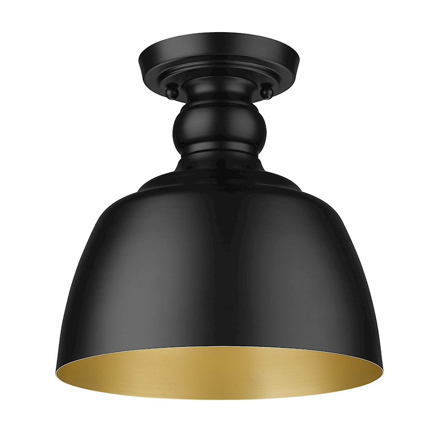 Golden Lighting Holmes 1-Light Flush Mount