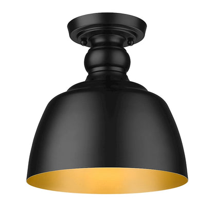 Golden Lighting Holmes 1-Light Flush Mount