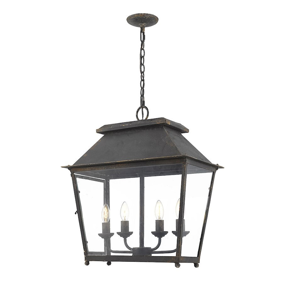 4 Light Pendant Lantern