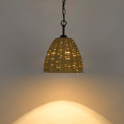 1 Light Mini Pendant, Matte Black