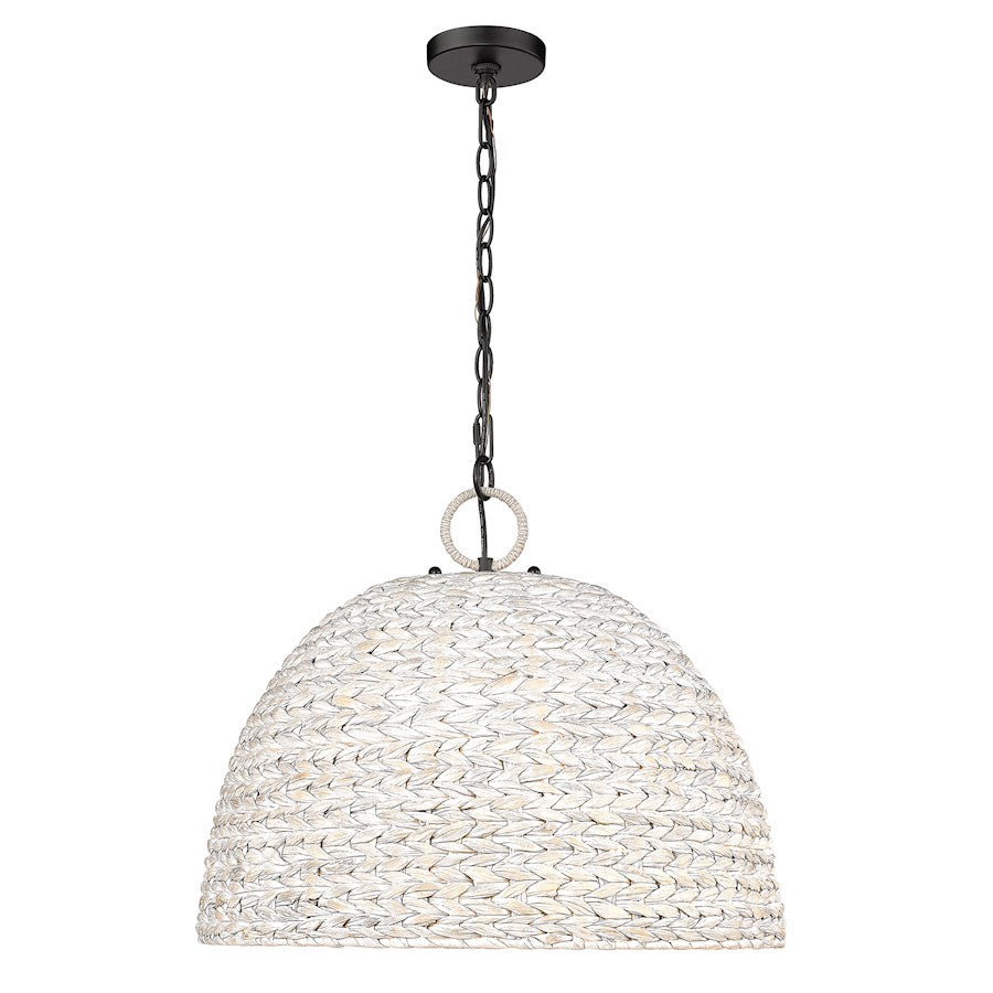 5 Light Pendant, Black