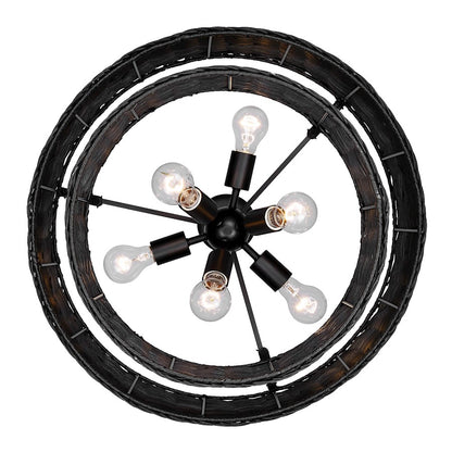 Erma Chandelier, Matte Black