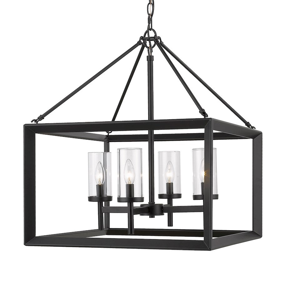 Smyth Chandelier, Matte Black