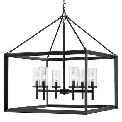 Smyth Chandelier, Matte Black