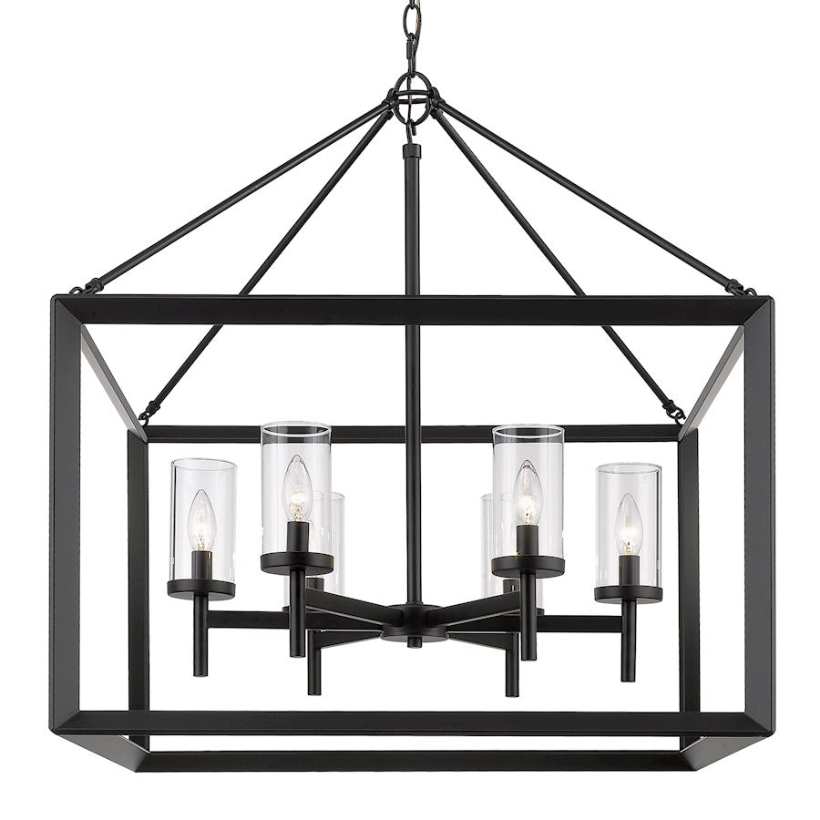 Smyth Chandelier, Matte Black