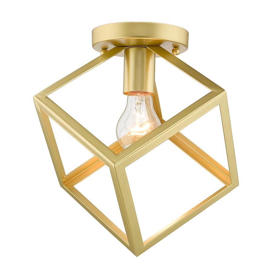 Golden Lighting Cassio 1 Light Flush Mount