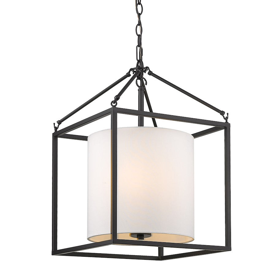 3 Light Pendant, Matte Black