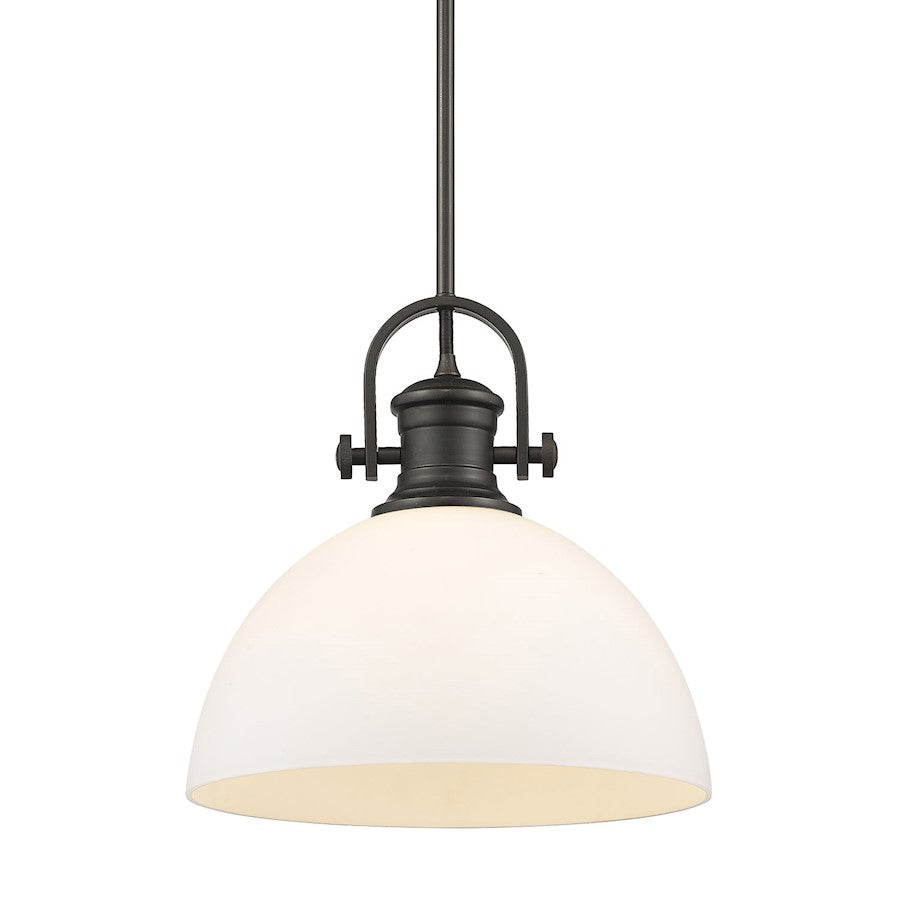 1 Light Pendant, Rubbed Bronze