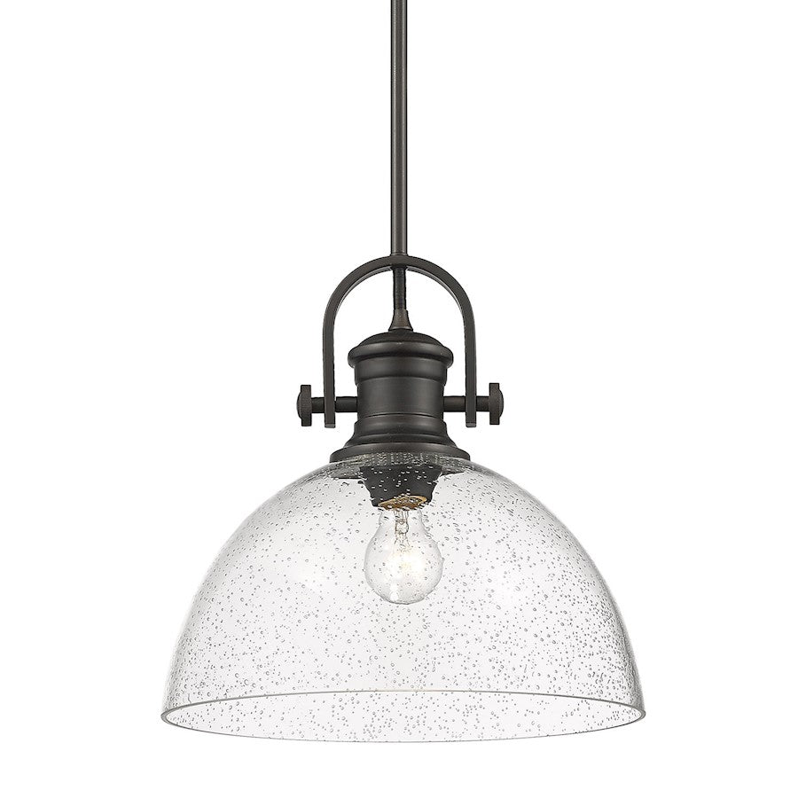 1 Light Pendant, Rubbed Bronze