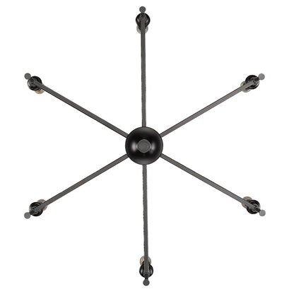 Landon Chandelier, Matte Black