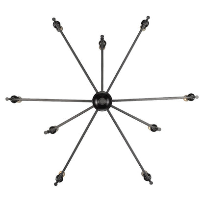 Landon Chandelier, Matte Black