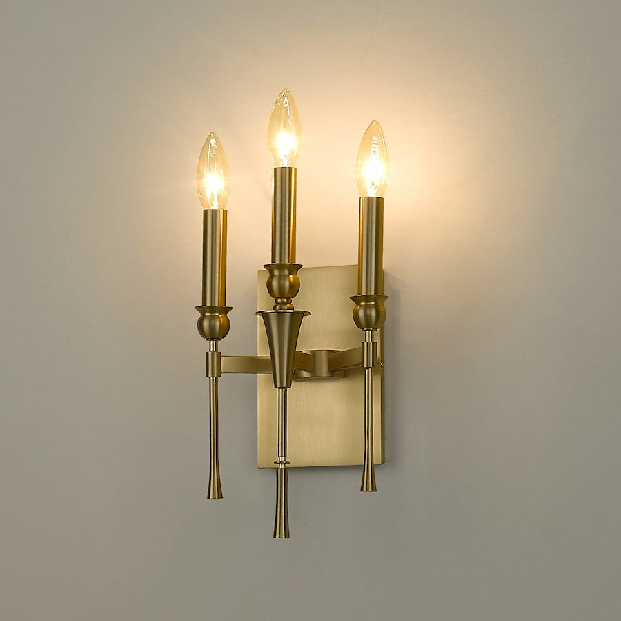 3 Light Wall Sconce