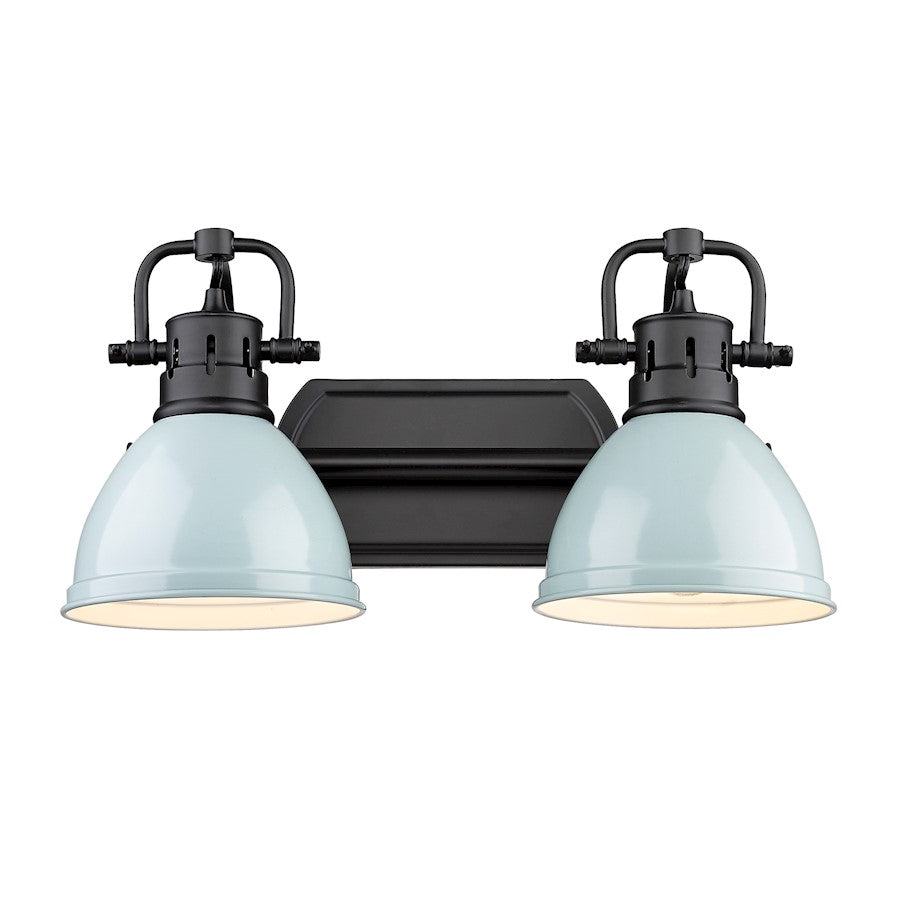 2 Light Bathroom Vanity Light, Black