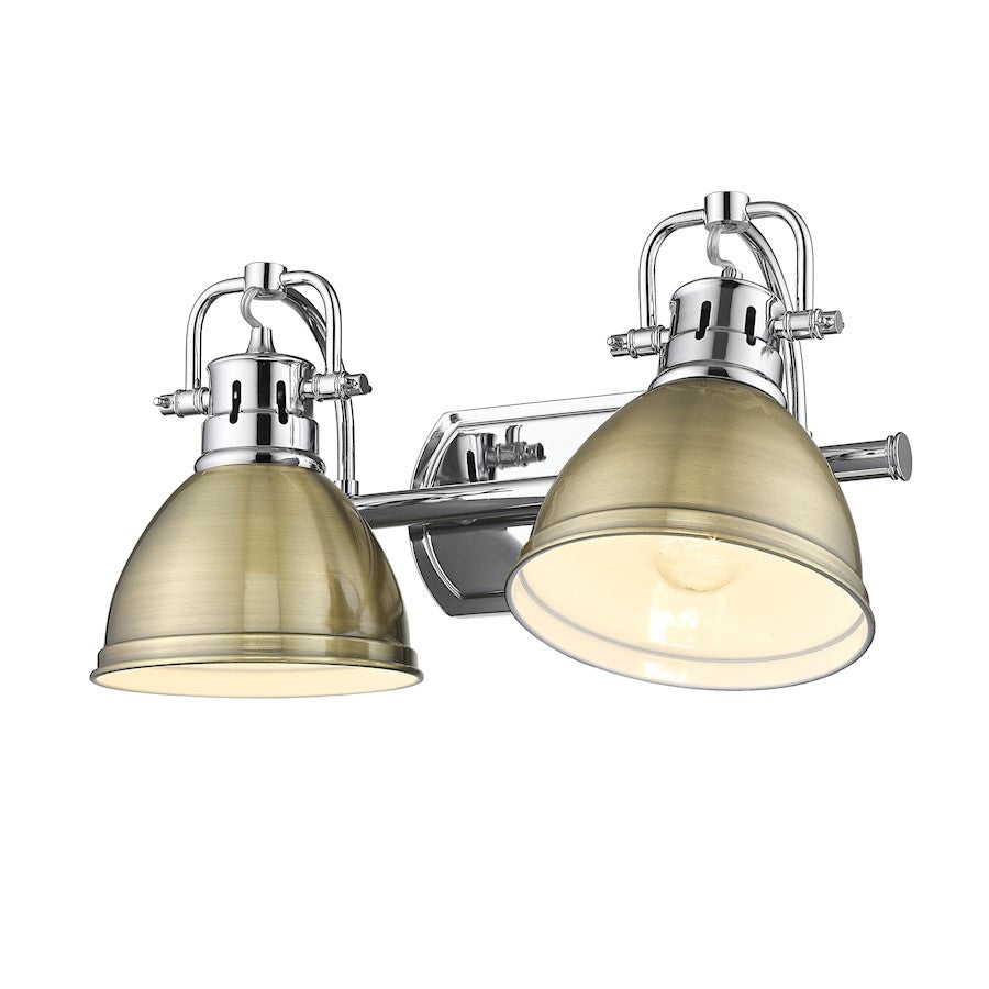 2 Light Bathroom Vanity Light, Chrome