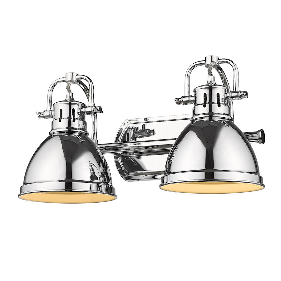 2 Light Bathroom Vanity Light, Chrome