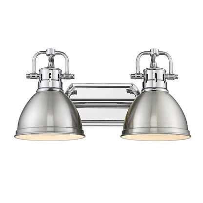 2 Light Bathroom Vanity Light, Chrome