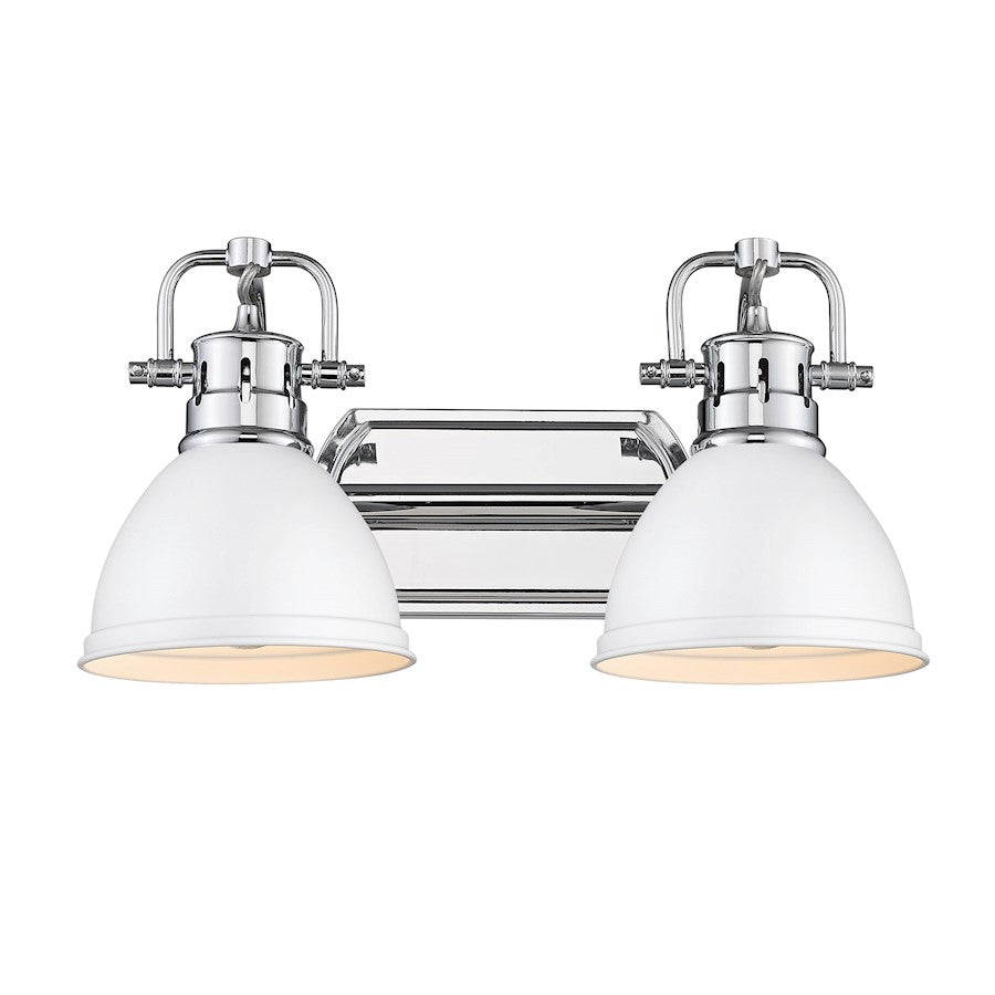 2 Light Bathroom Vanity Light, Chrome