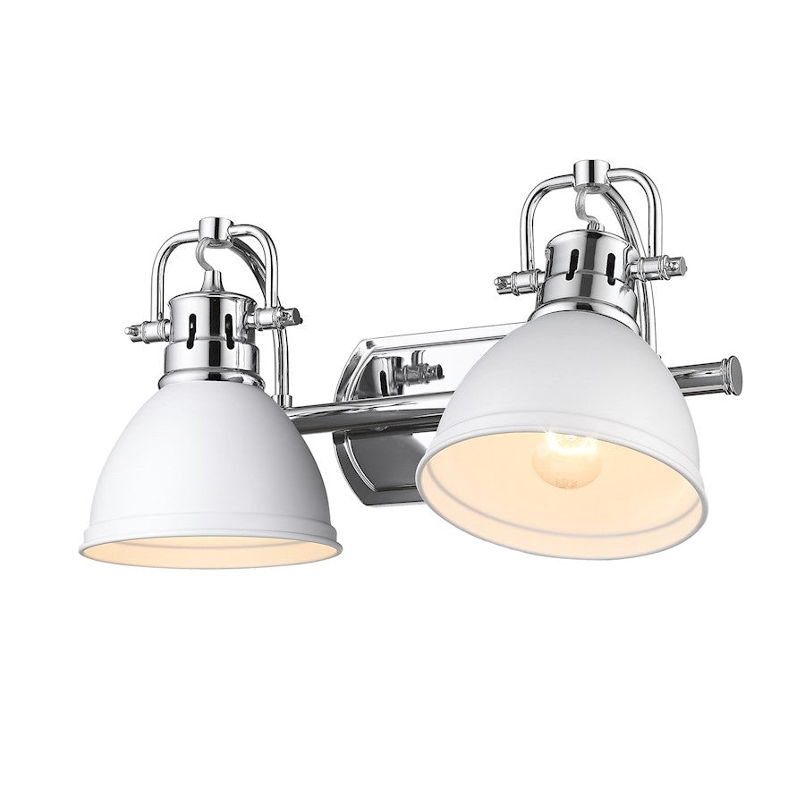 2 Light Bathroom Vanity Light, Chrome