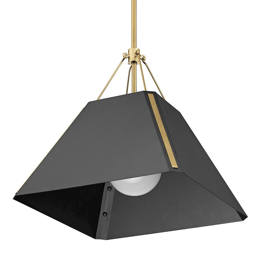 1 Light Pendant, Bronze/ Black