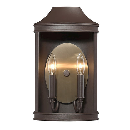 2 Light Outdoor Wall Sconce