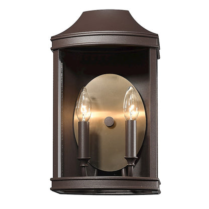 2 Light Outdoor Wall Sconce