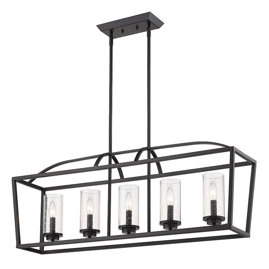 5 Light Linear, Black