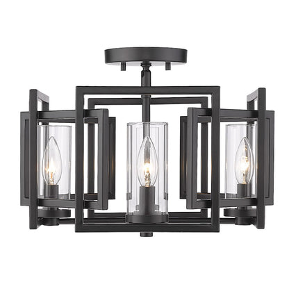 Golden Lighting Marco 4 Light Flush Mount