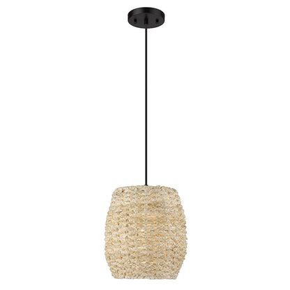 1 Light Mini Pendant, Black