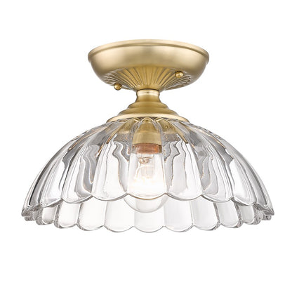 Golden Lighting Audra 1-Light Semi Flush Mount