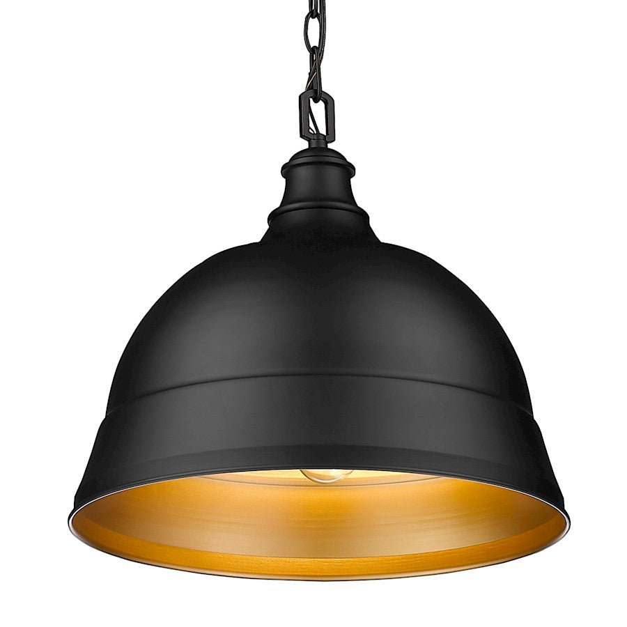 2 Light Pendant, Matte Black