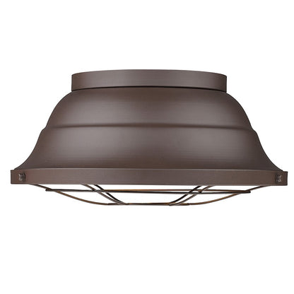 Golden Lighting Bartlett 3 Light Outdoor Flush Mount