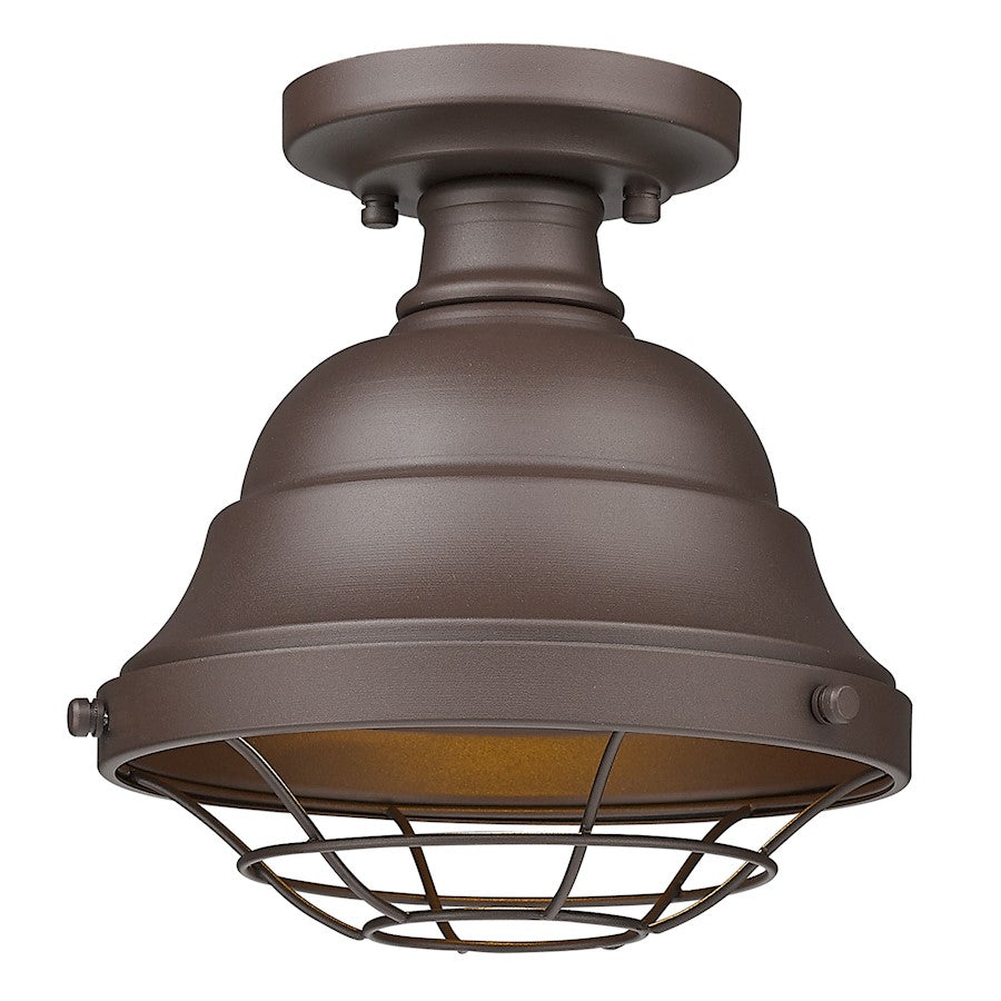 Golden Lighting Bartlett Outdoor Semi Flush Mount