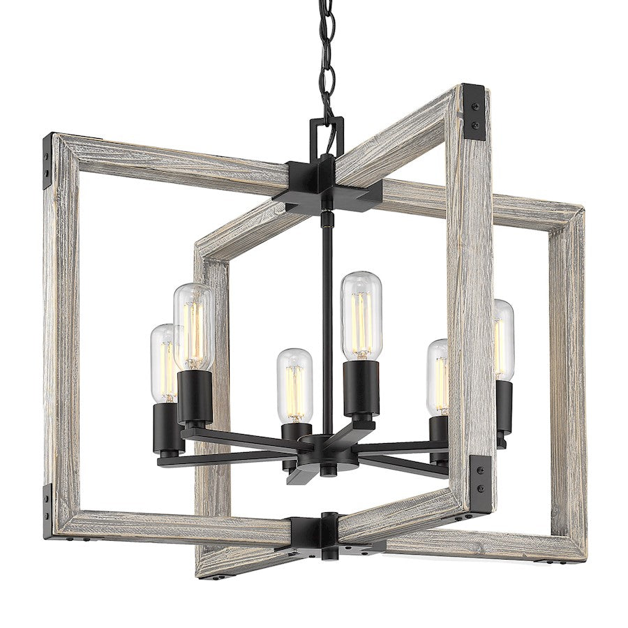 Lowell Chandelier, Black