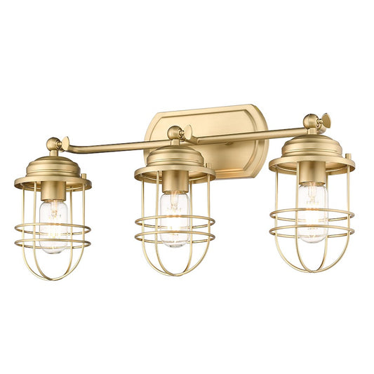 3 Light Bathroom Vanity Light, Bronze