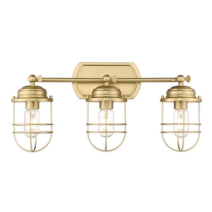 3 Light Bathroom Vanity Light, Bronze