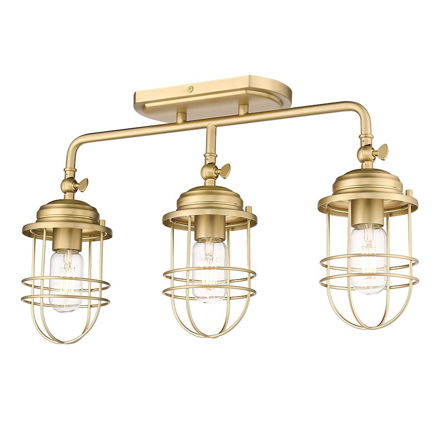 3 Light Bathroom Vanity Light, Bronze