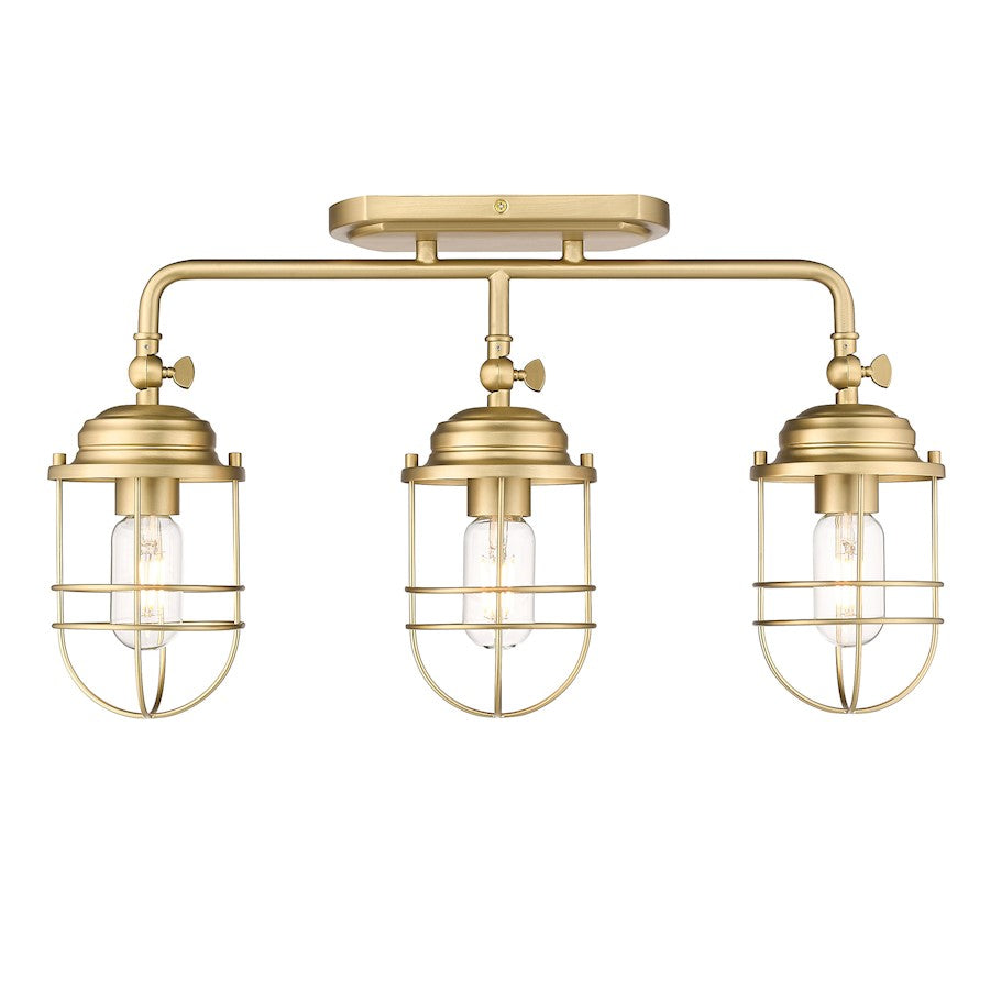 3 Light Bathroom Vanity Light, Bronze