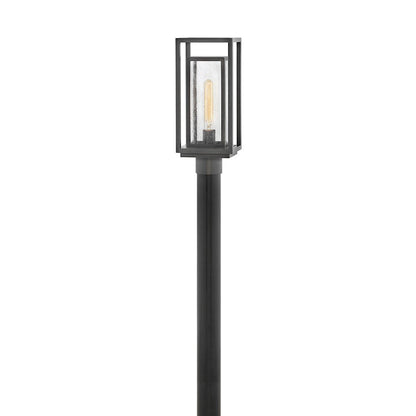 Hinkley Lighting Republic Outdoor 1-LT Post/Pier, Bronze/Clear - 1001OZ-LL