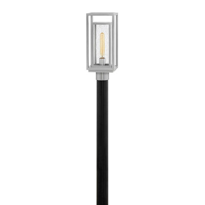 Hinkley Lighting Republic Outdoor 1-LT Post/Pier, Nickel/Clear - 1001SI-LL