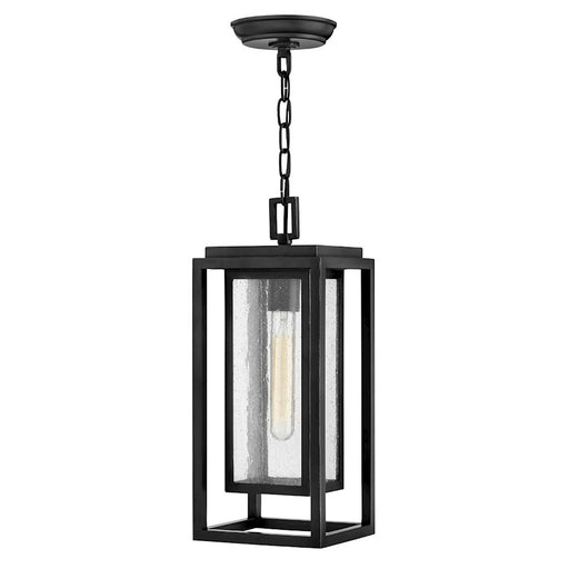 Hinkley Lighting Republic Outdoor 1-LT Hanging Lantern, Black/Clear - 1002BK-LL