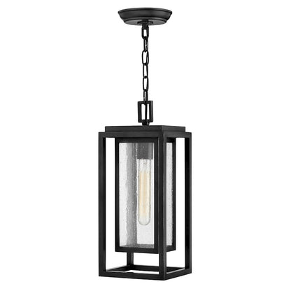 Hinkley Lighting Republic 1 -LT Outdoor Med Hanging Lantern, Black - 1002BK-LV