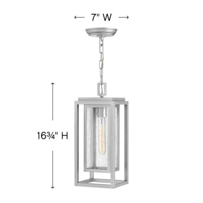 Hinkley Lighting Republic 1 -LT Outdoor Med Hanging Lantern