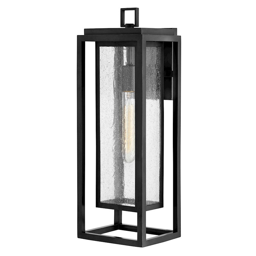 Hinkley Lighting Republic 20" Outdoor 1 Light Wall, Black/Clear - 1005BK-LL