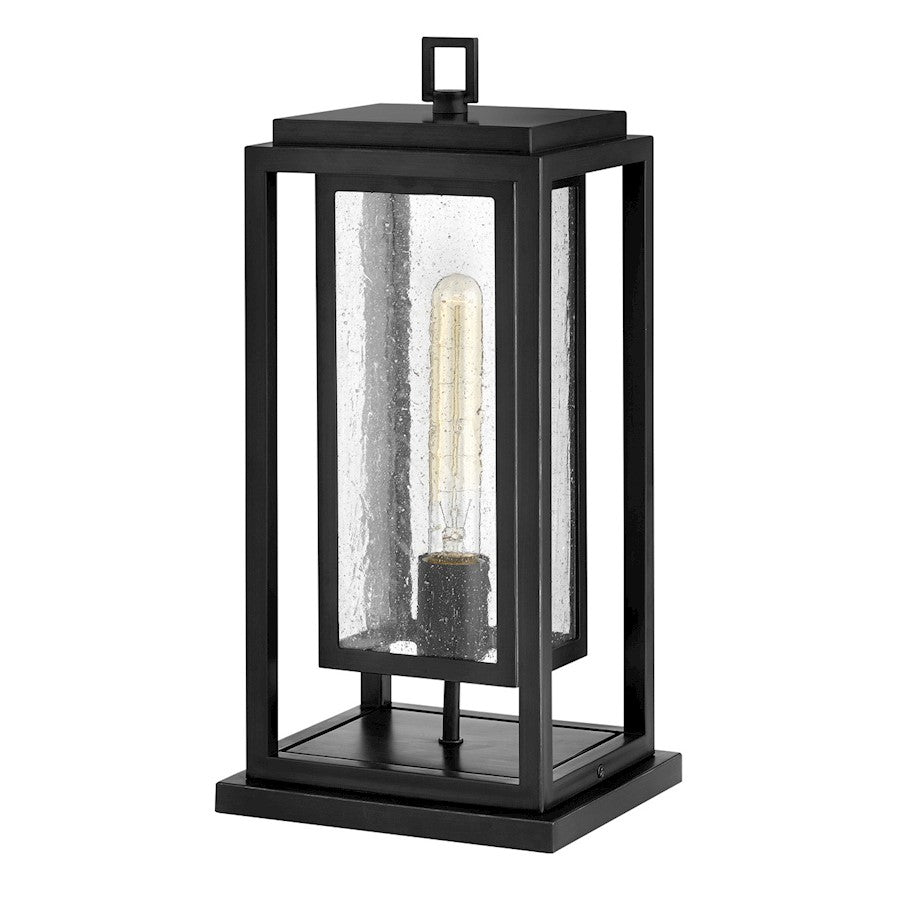 Hinkley Lighting Republic Outdoor 1 Light Pier Mount, Black/Clear - 1007BK-LL