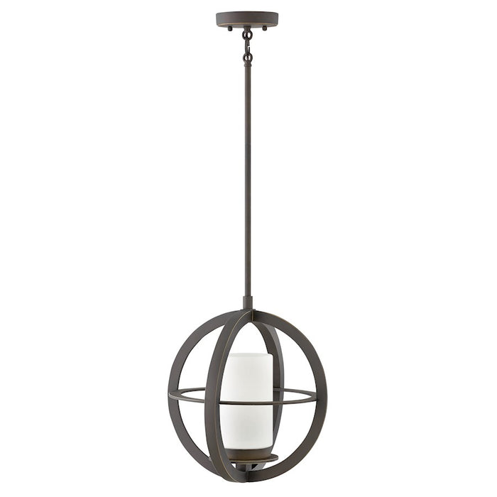 Hinkley Lighting Compass 1 Light Hanging Lantern, Oil Rubbed Bronze