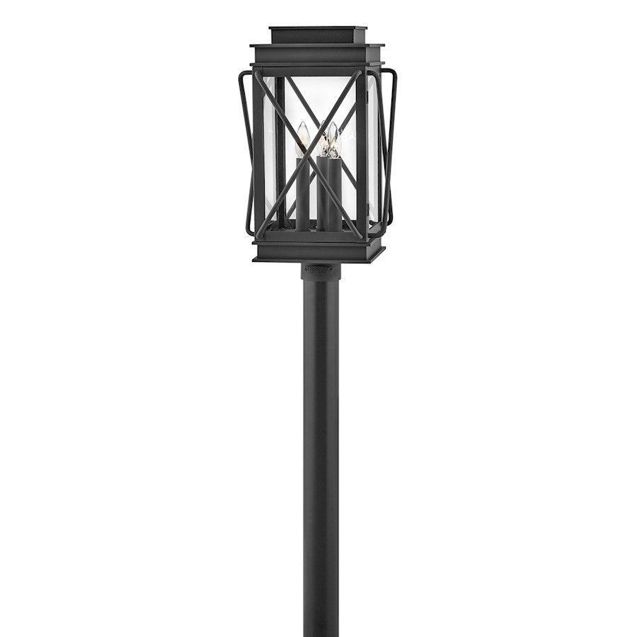 Hinkley Lighting Montecito 3 Light 20" Outdoor Pier Mount, Black - 11191MB