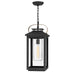 Hinkley Lighting Atwater Outdoor 1-LT Hanging Lantern, Black/Clear - 1162BK-LL