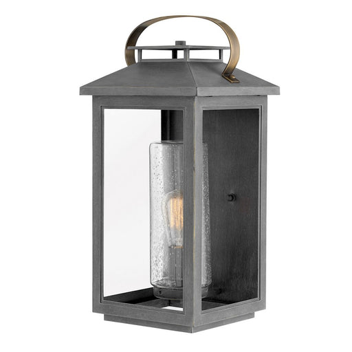 Hinkley Lighting Atwater Outdoor 1-LT Large Wall, Ash Bronze/Clear - 1165AH-LL