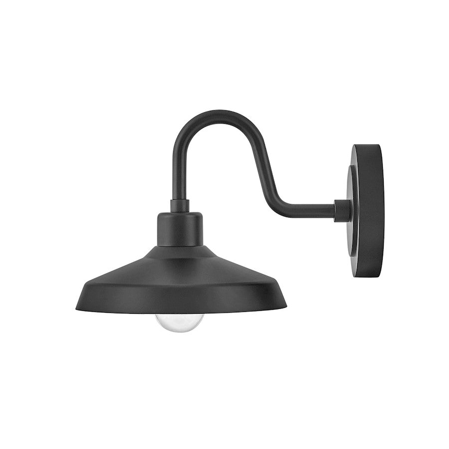 Hinkley Lighting Forge 1 Light Outdoor 9" Wall Mount in Black - 12076BK