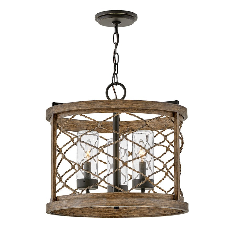 Hinkley Lighting Finn Outdoor Hanging Lanterns in Oil Rubbed Bronze - 12393OZ